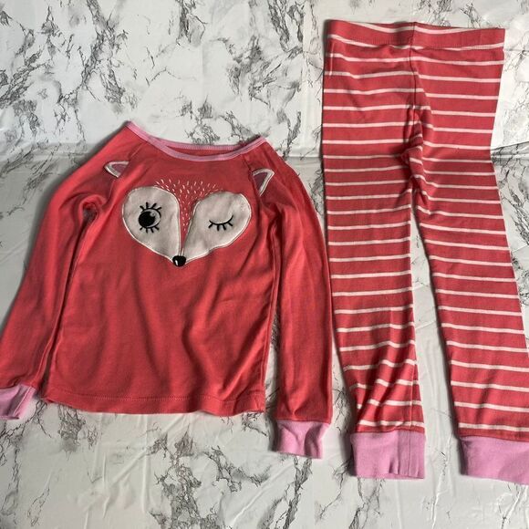 Members Mark Two Piece Fox Adorned Pajama Set - Picture 1 of 3